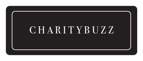 Charitybuzz Logo On A Black Background.