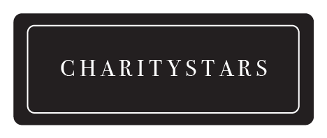 Charitystars Logo On A Black Background.